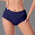 thumbnail image 2 of Ashirexll Plus Size Underwear for Women, Ladies Underwear Panties, Ventilate Solid Color Soft Everyday Comfortable Underpants, 2 of 6