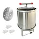 thumbnail image 3 of Extractor de miel portátil para hacer vino con bolsas de filtración, trituradora de base estable, prensa de vino de frutas para panal, aceite, orujo y 3 bolsas de filtración, 3 of 8