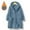 Light blue, variant on Fnooota Womens Fleece Jackets, Hooded Mid-length Warm Loose Fit Winter Coats for Women Light blue Size S-2XL