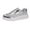 Silver, variant on Carnival Shoes Women Couples Fashion Leather Lace Up Platform Sneakers Casual Comfortable Non Slip Shoes