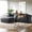 Gray, variant on Patbrela 106" Sectional Couch for Living Room, L-Shaped Boneless Cloud Couch Corduroy Modern Sectional Sofa with Deep Seat and Thickened Cushion, No Assembly Required, Black