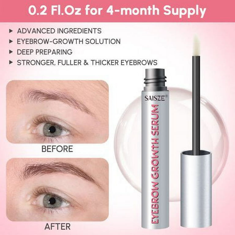 SAISZE Eyebrow Boost Serum, Brow Enhancer for Full, Bold