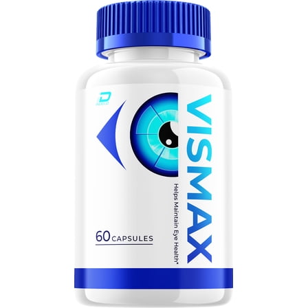Vismax Eye Support Supplement – Vis Max Capsules Eye Vitamins Healthy Vision, 1 Pack, 60 Capsules