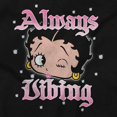 thumbnail image 2 of Betty Boop Always Vibing Diamonds Tank Top Tee Shirt Women Brisco Brands S, 2 of 5