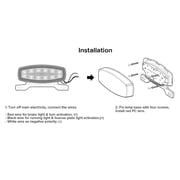 Dream Lighting LED Tail Light Combo With Bracket/Driver Side