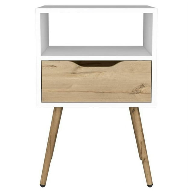 TUHOME Otom Nightstand - Multi-color - Material Engineered Wood