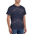 thumbnail image 2 of Bixox Men's Sunflowers Printed Short Sleeve Skinny Athletic T-Shirt, 2 of 6
