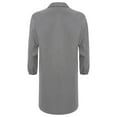 thumbnail image 4 of TiaoBug Men's Work Overalls One Piece Wear Resistant Dustproof Work Coat Long Sleeve Lab Coat Gray 180/XXL, 4 of 7