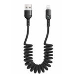 Phone Coiled Charging Cable L Ightning Cable Extension Cable Fast Charging And Sync Data Cable For Ios Devices-1.8m