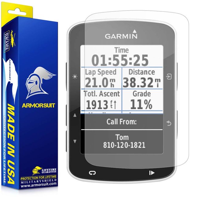 ArmorSuit 2 Pack MilitaryShield Anti-Glare Screen Protector Compatible with Garmin Edge 520 Max Coverage Matte Film