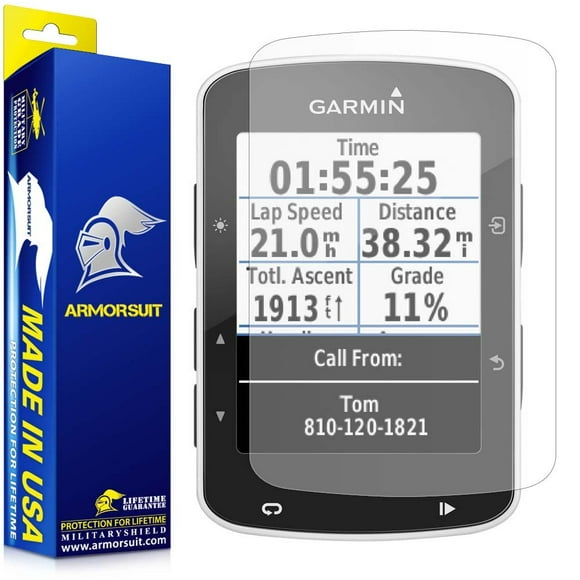 ArmorSuit 2 Pack MilitaryShield Anti-Glare Screen Protector Compatible with Garmin Edge 520 Max Coverage Matte Film