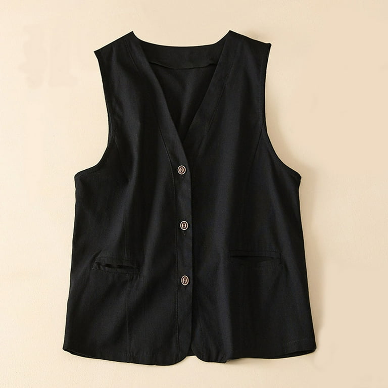 Casual Buttons Down cotton O Neck Outerwear Casual Buttons Down cotton O Neck Outerwear