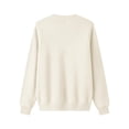 thumbnail image 6 of CHGBMOK Women Plus Size Round Neck Knit Cardigan Sweater Long Sleeve Button Down Casual Open Front Coat with Pockets Lightweight Fall Winter Outerwear, 6 of 8
