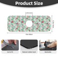 thumbnail image 2 of Xecao Bunny And Rose for Kitchen Sink Splash Guard Faucet Mat , Faucet Guard & Draining mat, (15" X 5.5" ), 2 of 7