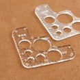 thumbnail image 6 of Clear Acrylic Circle Template for Leather Style Pattern Drawing Ruler Regular, 6 of 9
