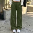 thumbnail image 2 of Women's Sweatpants Casual Loose Fit Solid Color Joggers with Drawstring and Multiple Pockets for Outdoor Sports, 2 of 9