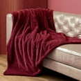 thumbnail image 2 of Ashford Home Ultra Fine Faux Fur Throw Blanket, 50 x 72 inches, 2 of 5