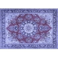 thumbnail image 1 of Ahgly Company Indoor Rectangle Persian Blue Traditional Area Rugs, 8' x 10', 1 of 4