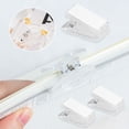 thumbnail image 1 of YAOMOBB Binder Clips Transparent Self Adhesive Wall Clips Compact Mini Clips for Documents and More, 1 of 5