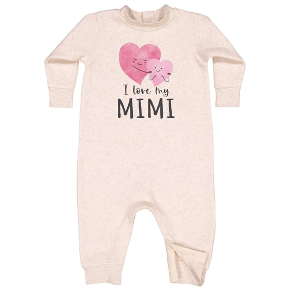Inktastic I Love My Mimi Baby Fleece Romper