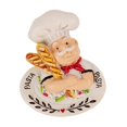 thumbnail image 1 of GUOOL Chef Statue Fridge Resin Creative Decoration 3D for Kitchen Maps Long Long Loaf, 1 of 8