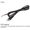thumbnail image 3 of Adaptador de conector macho RCA Uxcell a cable RCA de extremo abierto, paquete de 2, 3 of 5