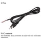 thumbnail image 3 of Adaptador de conector macho RCA Uxcell a cable RCA de extremo abierto, paquete de 2, 3 of 5