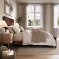 thumbnail image 3 of Naples King Wood Low Profile Platform Bed with Matching Footboard in Walnut, 3 of 13