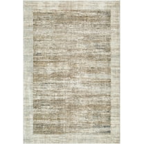 Hauteloom Xandy Living Room, Bedroom Area Rug - Contemporary - High Pile - Peach, Light Gray, Tan - 9'2" x 12'