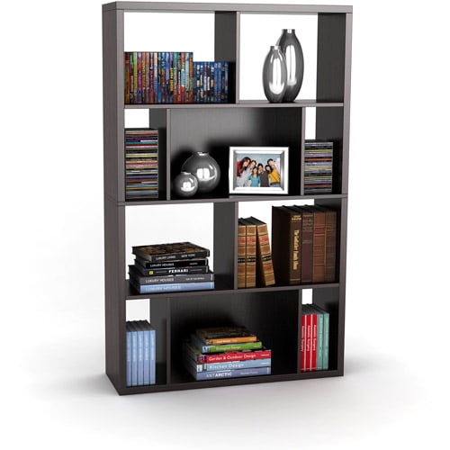 Atlantic Monaco 4-Shelf Book and Display Case, Espresso
