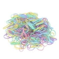 thumbnail image 1 of Plastic Hair Ties Easy Remove Disposable Multicolor Firm Elastic Hair Bands for Baby for Hair Styling for Toddler, 1 of 8
