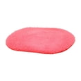 thumbnail image 2 of Soft Fluffy Rugs for Bedroom, Oval Throw Rugs, Shaggy Oval Throw Rugs for Bedside, Non-Slip Cozy Plush Shag Carpet for Kids Room Nursery Dorm Living Room, 23.62x15.75 Inch, Watermelon Red, 2 of 5