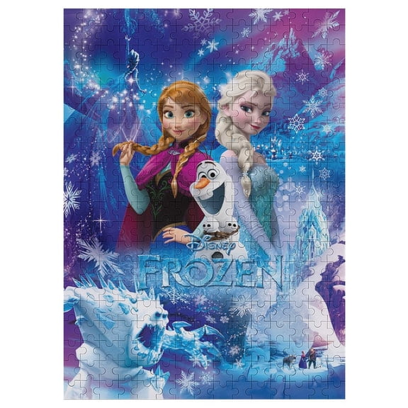 Puzzles Gifts Frozen Wooden Puzzle Novelty Jigsaw Puzzle Cartoon Puzzles for Home Office Decor Funny Puzzle for Family Friends Gifts 300 PCS