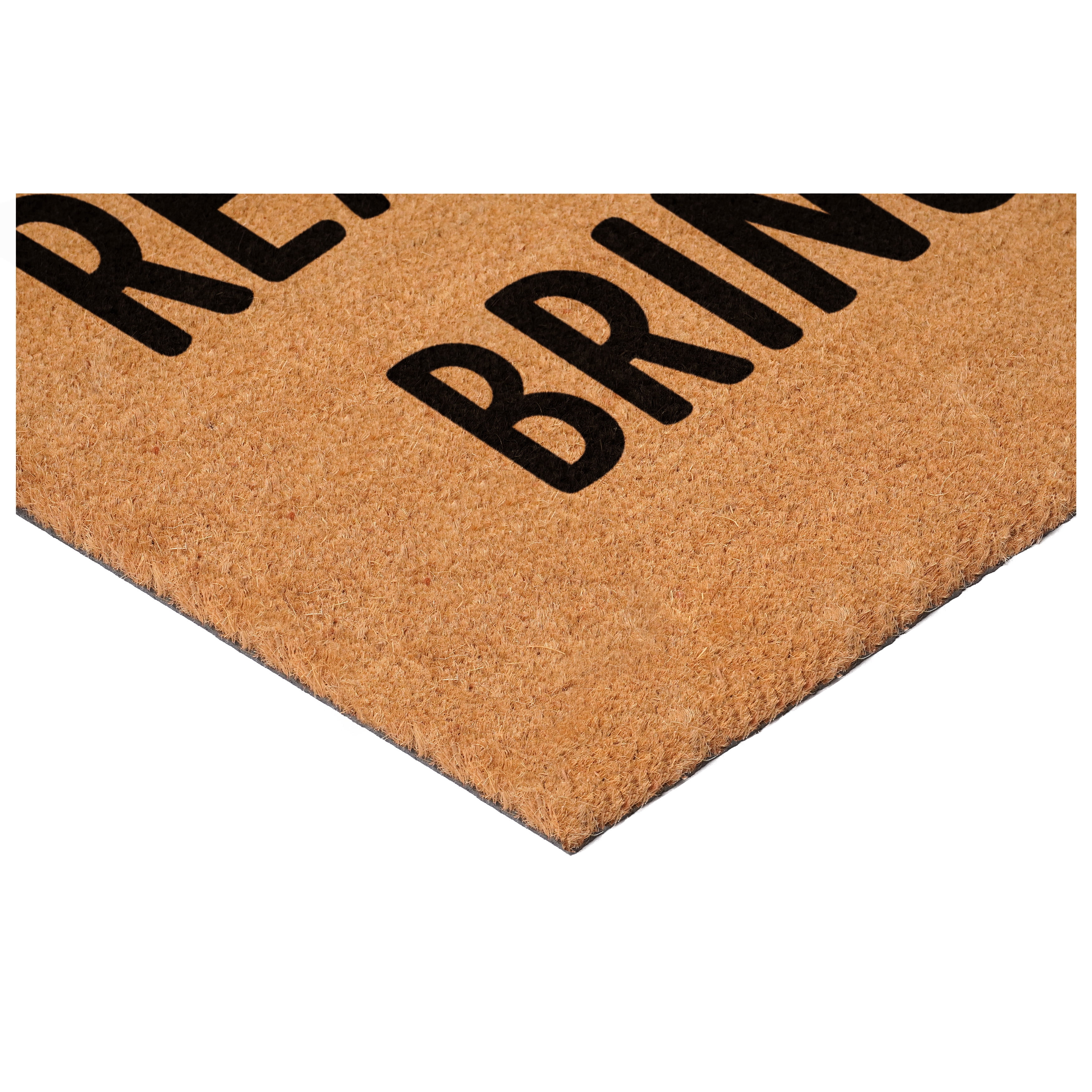 Calloway Mills 117832436 Real Friends Bring Beer Doormat, 24" x 36"