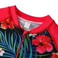 thumbnail image 3 of Uccdo Little Girls Rash Guard Two-Piece Swimsuit Bathing Suit Kids Long Sleeve Swimwear 2-10Y, 3 of 8