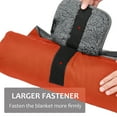 thumbnail image 5 of Kato Outdoors Waterproof Throw Blanket, Sherpa Fleece Blanket, Orange, 51'' x 59'', 2 lb, All Ages, 5 of 7
