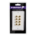 thumbnail image 7 of Fosmon (Quad Speaker) Home Theater Wall Plate, Gold Plated Copper Banana Binding Post Coupler Type Audio Wall Plate for 4 Speakers - White, 7 of 7