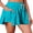 Blue Sapphire, variant on Sidefeel Women's Swim Shorts Elastic High Waisted Flowy Quick Dry Swim Bottoms with Pockets