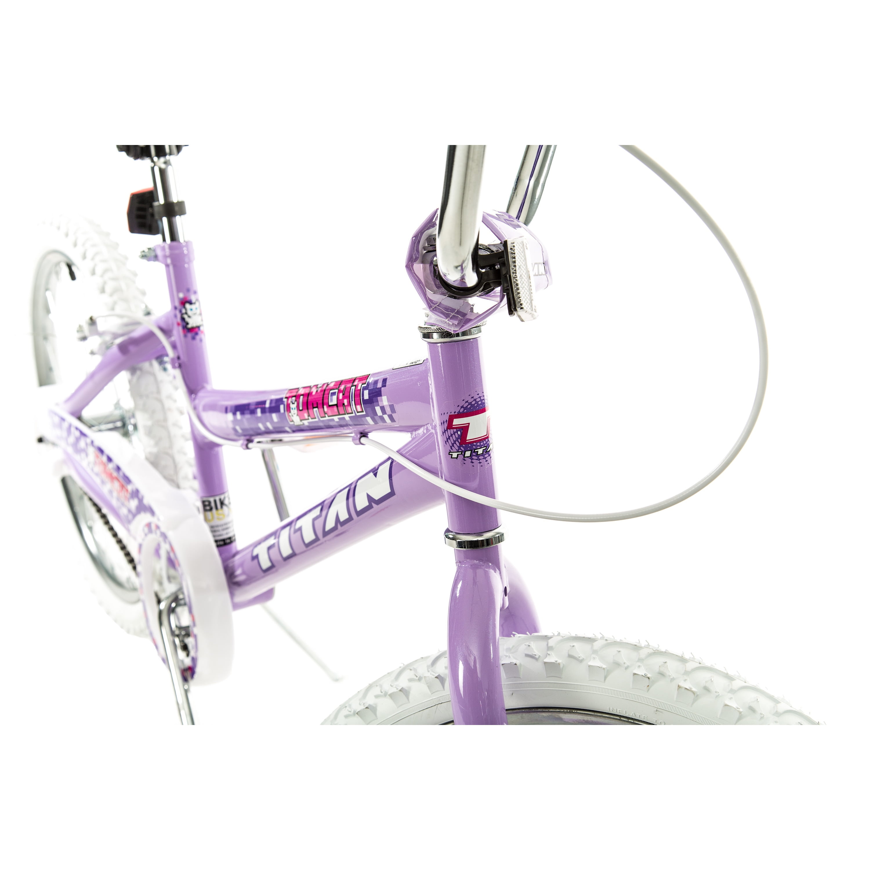 Titan Tomcat Girls BMX Bike with 20 In. Wheels, Lavender