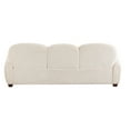 thumbnail image 6 of Christopher Knight Home 78" Modern 3-Seater Sofa, Petal-Inspired Upholstered Couch with 3 Pillows, Beige, 6 of 6