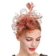thumbnail image 1 of Qarigey Tocado de boda con flores para el pelo, mano de obra fina, estilo Retro Vintage, ahorro de espacio, colgante de cabeza con Clip de Ropa, zapatos y accesorios Miscelánea Rojo, 1 of 6