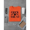 thumbnail image 3 of Trick Or Treat Halloween Quote. T-Shirt Men -Image by Shutterstock, Male Small, 3 of 4