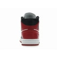 thumbnail image 4 of Jordan Women's 1 Mid Alternate Bred Toe Basketball Shoes, from StockX, 4 of 5