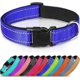 thumbnail image 1 of Collar para perro KAIYANG clásico de nailon reflectante ajustable negro ancho 1,5 cm XS+ M Azul, 1 of 4