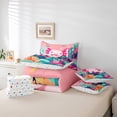 thumbnail image 6 of Manfei Kawaii Axolotl Bedding Comforter Set 7pcs for Teens Kids,Cartoon Animal Queen Bedding Sets Super Cozy,Cute Marine Salamander Queen Sheet Sets,Lightweight Room Decor,Reversible, 6 of 8