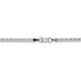 thumbnail image 4 of Primal Silver Sterling Silver 3mm Flat Anchor Chain Anklet, 4 of 7