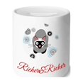thumbnail image 1 of Chaton Siamois Chat Gris Animal Riche et Riche Banque Économisant Boîte Pièce, 1 of 1
