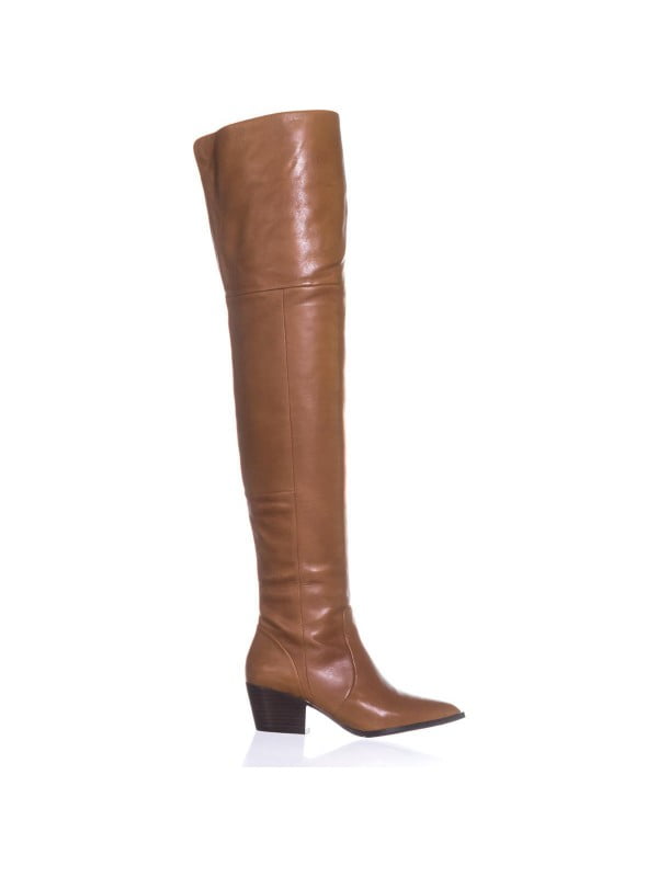 over the knee boots cognac