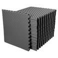thumbnail image 1 of BalanceFrom Fitness 72 Sq Ft Interlocking EVA Foam Exercise Mat Tiles, Gray, 1 of 8