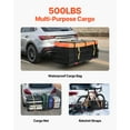 thumbnail image 2 of VEVOR Attelage Pliant de 500 lbs Porte-Bagages avec Filet de Chargement, 2 of 9